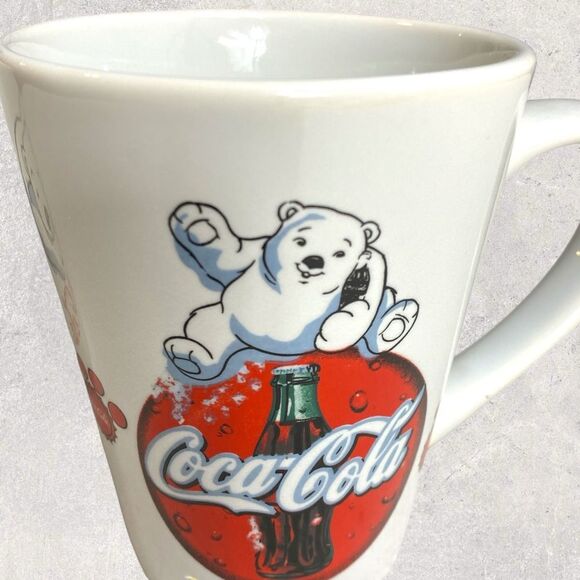 Coca Cola Coffee Mugs 2001 - Set of Two - Picture 3 of 5